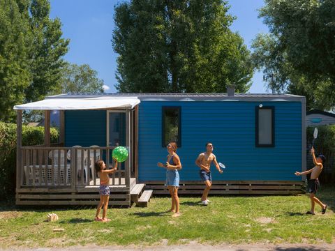 MOBILHOME 4 personnes - Mobil-home Horizon 27.5m² (2 chambres) (- de 5 ans) + terrasse intégrée + TV 4 pers