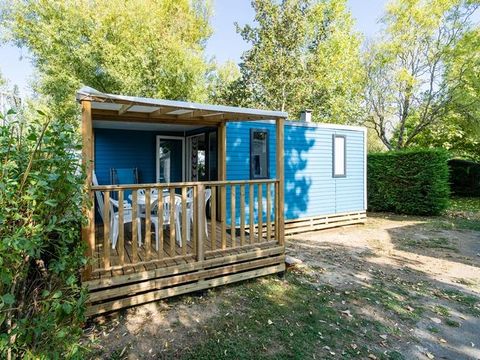 MOBILHOME 4 personnes - Mobil-home Horizon 27.5m² (2 chambres) (- de 5 ans) + terrasse intégrée + TV 4 pers