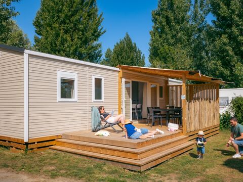 MOBILHOME 8 personnes - Mobil-home Sable plus 40m² (4 chambres, 2 salle de bains) 8 pers