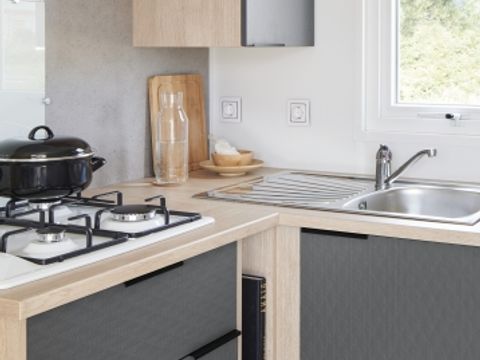 MOBILHOME 8 personnes - Mobil-home Sable plus 40m² (4 chambres, 2 salle de bains) 8 pers
