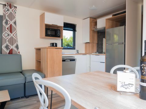 MOBILHOME 6 personnes - Mobil-home Premium 3 ch. avec spa (37m²) 4/6 pers
