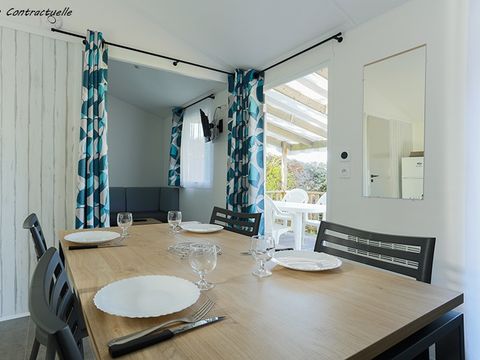 MOBILHOME 6 personnes - Grand Large 34.5m² (3 chambres D) (- de 8 ans) + TV + Terrasse