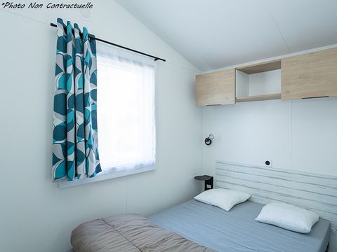 MOBILHOME 6 personnes - Grand Large 34.5m² (3 chambres M) (- de 8 ans) + TV + Terrasse