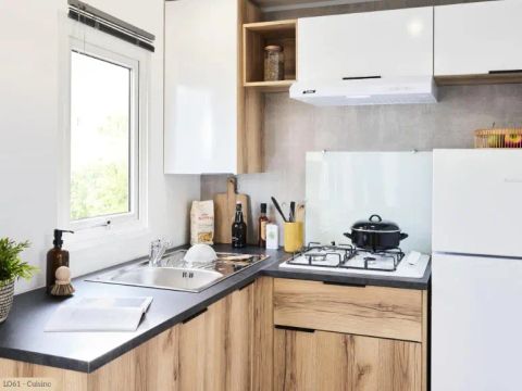 Mobilhome 2 personnes - Cosy - 2 Pièces - TV