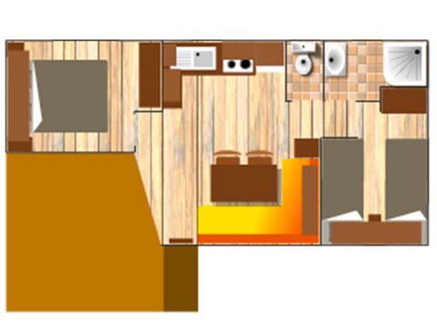 MOBILHOME 4 personnes - CLASSIC