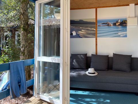 CHALET 5 personnes - Chalet Biarritz 4/5p - 2 Chambres - Climatisation
