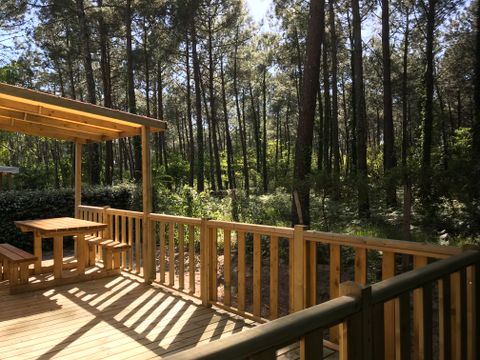 LODGE 4 personnes - Cottage Patio "Vue forêt" 4p - 2 chambres - TV - Climatisation