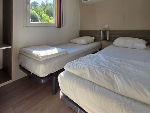 Mobilhome 6 personnes - Bermudes 31m² + terrasse semi-couverte