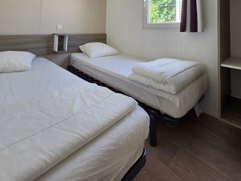 Mobilhome 6 personnes - Bermudes 31m² + terrasse semi-couverte