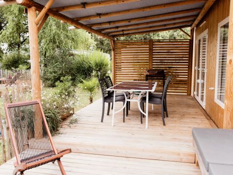 Mobilhome 4 personnes - Magnolia 3 Pièces 4 Personnes Climatisé + TV