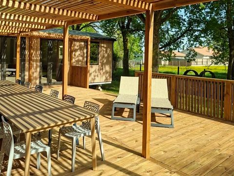 MOBILHOME 12 personnes - Mobil-home "Le Grand Chai" 12 pers.