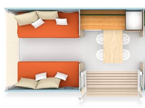 TENTE 4 personnes - BELLA TENT SUITE - Sans sanitaires