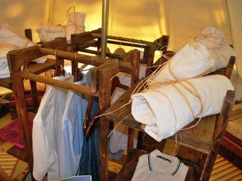 TENTE TOILE ET BOIS 4 personnes - BELLA TENT - Sans sanitaires