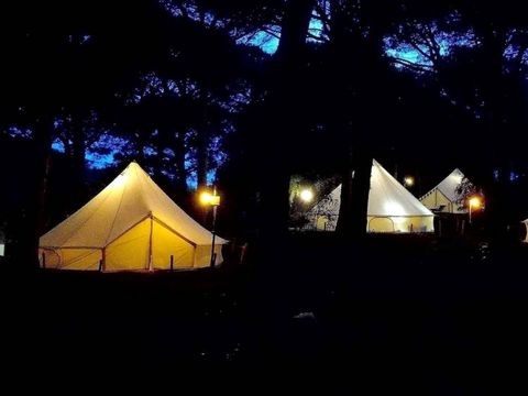 TENTE TOILE ET BOIS 4 personnes - BELLA TENT - Sans sanitaires