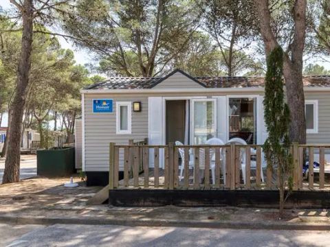 MOBILHOME 6 personnes - Classic | 2 Ch. | 4/6 Pers. | Terrasse surélevée non couverte | Clim.