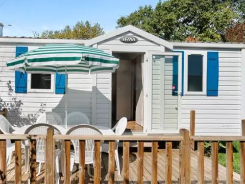 MOBILHOME 6 personnes - Classic | 2 Ch. | 4/6 Pers. | Terrasse surélevée non couverte | Clim.