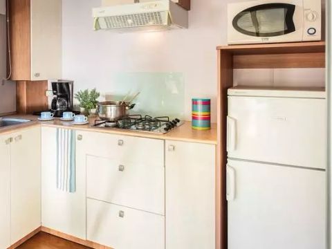 MOBILHOME 6 personnes - Classic | 2 Ch. | 4/6 Pers. | Terrasse surélevée | Clim.