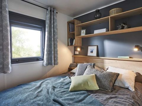 MOBILHOME 6 personnes -  Premium 33m² 3 chambres + Terrasse + TV + LV + BBQ + Quartier Piéton
