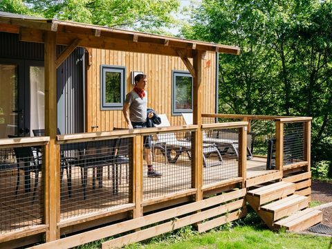 MOBILHOME 6 personnes -  Premium 33m² 3 chambres + Terrasse + TV + LV + BBQ + Quartier Piéton