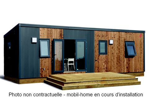 MOBILHOME 6 personnes -  Premium 33m² 3 chambres + Terrasse + TV + LV + BBQ + Quartier Piéton