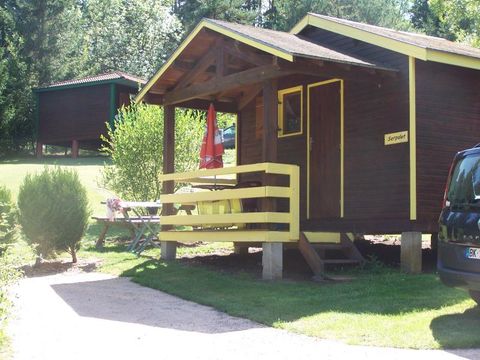 CHALET 2 personnes - CABANON JAUNE sans sanitaires
