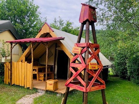 LODGE 4 personnes - Lodge de l'Orpailleur SANS SANITAIRES