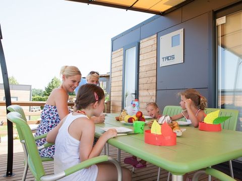 MOBILHOME 5 personnes - Cottage Vesontio Prestige - 36m2 - 2 chambres, 2 salles de bain
