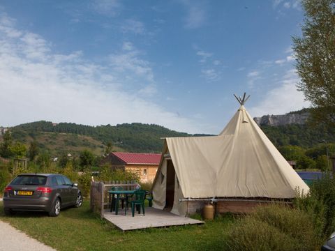 BUNGALOW TOILÉ 4 personnes - LODGE TRAPPEUR sans sanitaires