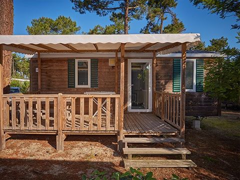 Mobilhome 6 personnes - Comfort XL | 2 Ch. | 4/6 Pers. | Terrasse surélevée | Clim.