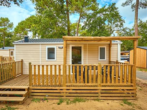 MOBILHOME 4 personnes - Comfort XL | 2 Ch. | 4 Pers. | Terrasse surélevée | Clim. | TV