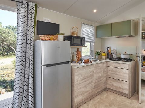 Mobilhome 6 personnes - Mobil-home | Premium | 3 Ch. | 6 Pers. | Terrasse Lounge | Clim. | TV