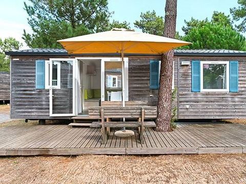 MOBILHOME 4 personnes - Confort | 2 Chambres | Capacité 4 personnes | Terrasse semi couverte | 1 Salle de Bain | Climatisation | Télévision