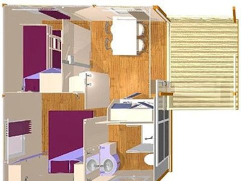 CHALET 4 personnes - NÉMO 20 m²