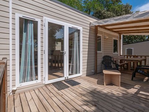 Mobilhome 8 personnes - Comfort XL | 3 Ch. | 6/8 Pers. | Terrasse surélevée | Clim.
