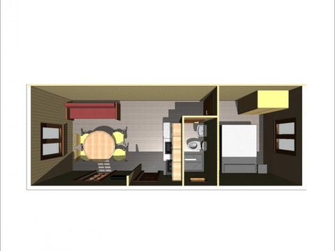 CHALET 4 personnes - S100 - CLIM - TV - DRAPS - MENAGE FINAL