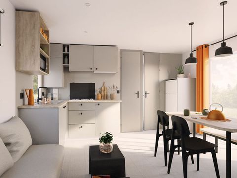 MOBILHOME 8 personnes - Mobil home super cordelia 3 chambres avec terrasse semi couverte ( annee 2025)