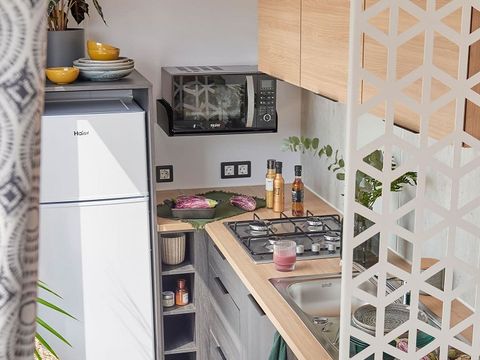 MOBILHOME 5 personnes - 2 chambres - terrasse semi couverte