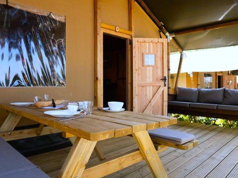 BUNGALOW TOILÉ 5 personnes - Safari Castell