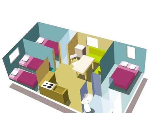 MOBILHOME 8 personnes - 61