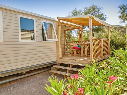 Mobilhome 6 personnes - Comfort | 3 Ch. | 6 Pers. | Terrasse surélevée | Clim.