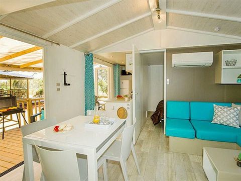 Mobilhome 6 personnes - Comfort | 3 Ch. | 6 Pers. | Terrasse surélevée | Clim.