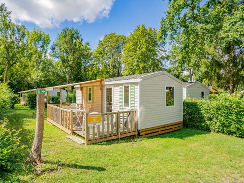 BUNGALOW 6 personnes - Mobil-home | Comfort | 2 Ch. | 4/6 Pers. | Terrasse surélevée | Clim.