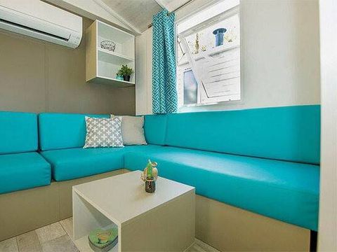 Bungalow 6 personnes - Mobil-home | Comfort | 3 Ch. | 6 Pers. | Terrasse simple | Clim.