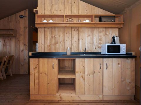 TENTE TOILE ET BOIS 5 personnes - GLAMPING TRAMUNTANA