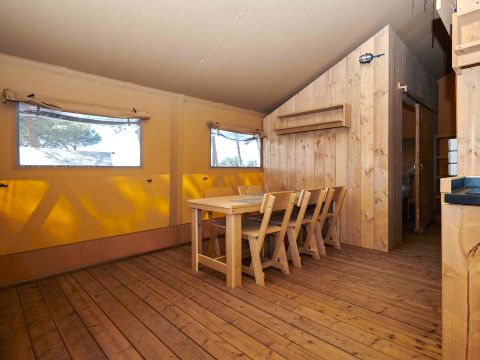 TENTE TOILE ET BOIS 5 personnes - GLAMPING TRAMUNTANA