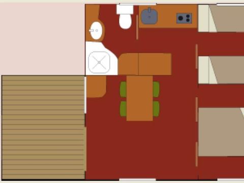 BUNGALOW 4 personnes - Morea