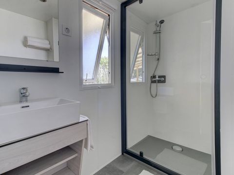 BUNGALOW 6 personnes - Mobil-home | Premium | 3 Ch. | 6 Pers. | Terrasse surélevée | Clim.