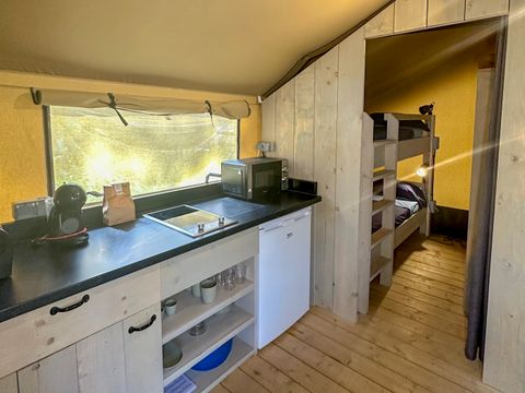 TENTE TOILE ET BOIS 4 personnes - Tente Medes