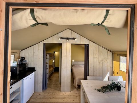 TENTE TOILE ET BOIS 4 personnes - Tente Medes