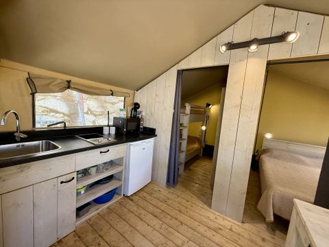 TENTE TOILE ET BOIS 4 personnes - Tente Medes